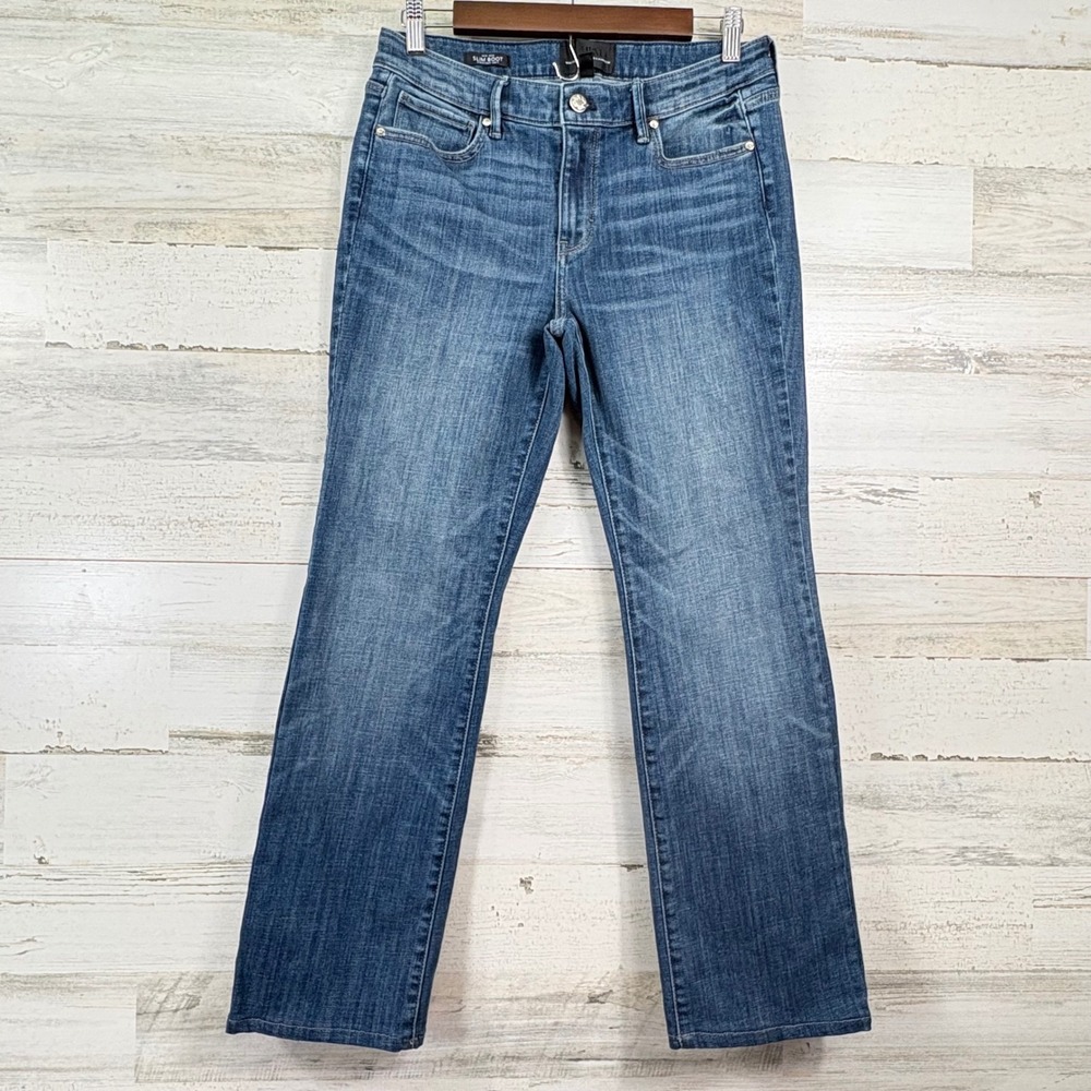 White House Black Market Slim Boot Jeans 6S Blue Mid Rise Everyday‎ Soft Chic